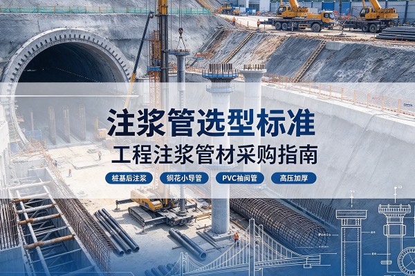 西注浆管选型标准