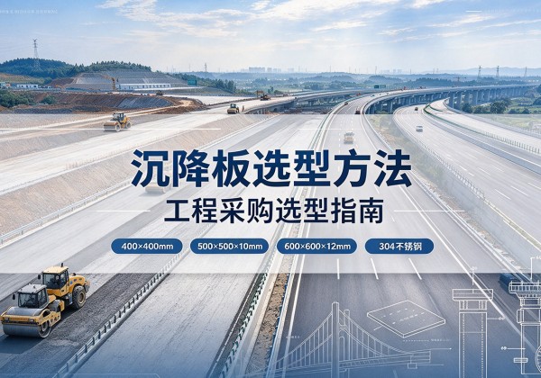 西沉降板选择方法